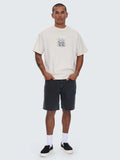 Thrills Crystal Clear Box Fit Oversize Tee - Heritage White