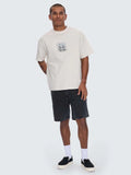 Thrills Crystal Clear Box Fit Oversize Tee - Heritage White