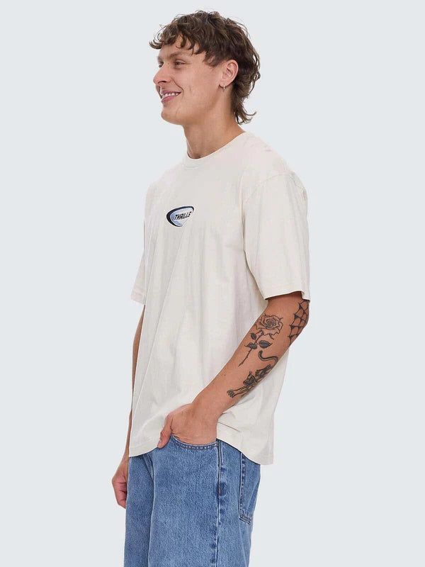 Thrills Fusion Oversize Fit Tee Heritage White