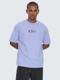 Thrills Fusion Oversize Fit Tee Cornflower Blue