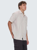 Thrills Beauty Around Us Short Sleeve Stripe Work Shirt Acorn