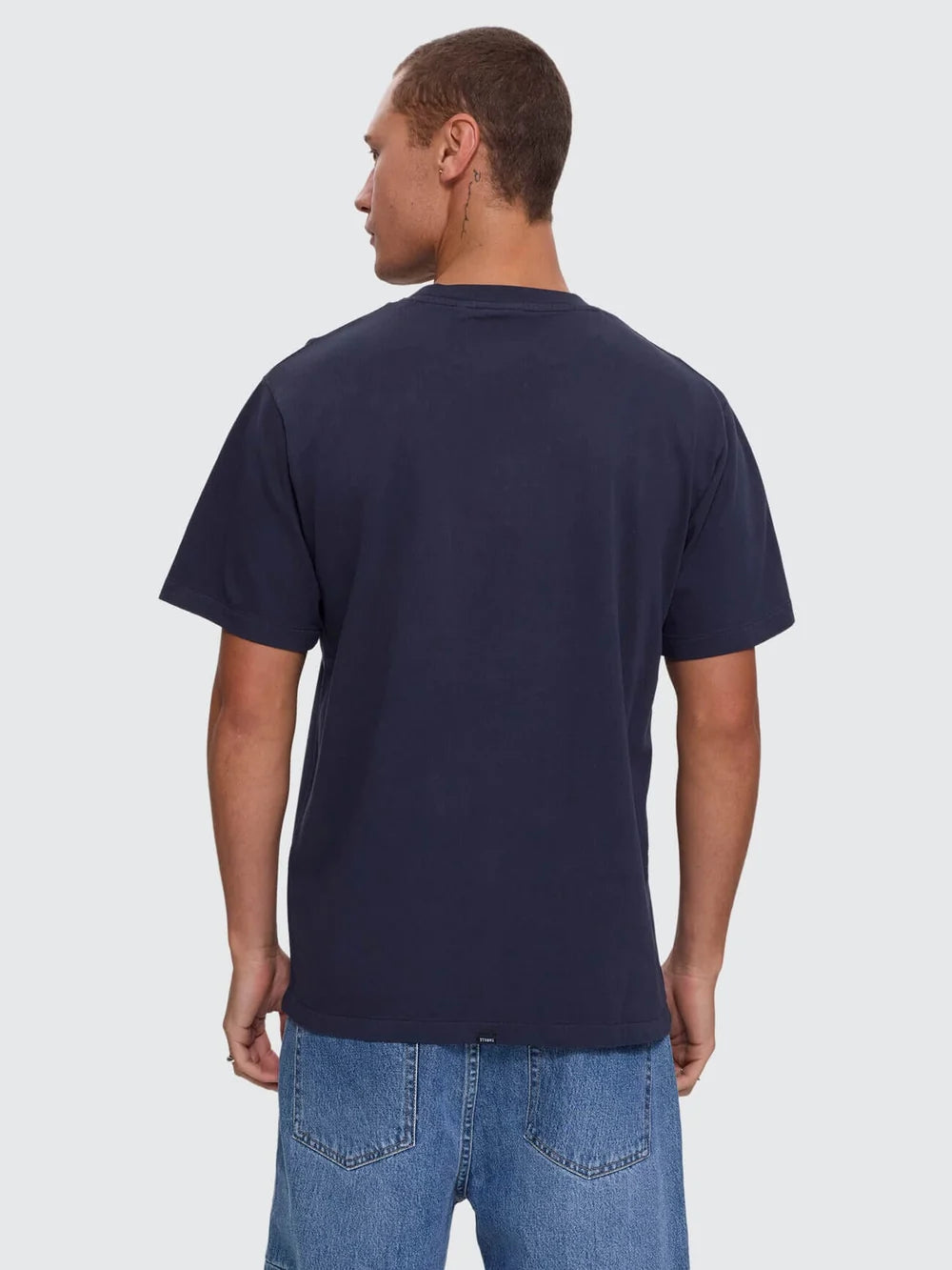 Thrills Built to Win Embro Merch Fit Tee - Indigo Marble