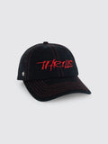 Thrills Heater Shallow 6 Panel Cap - Black