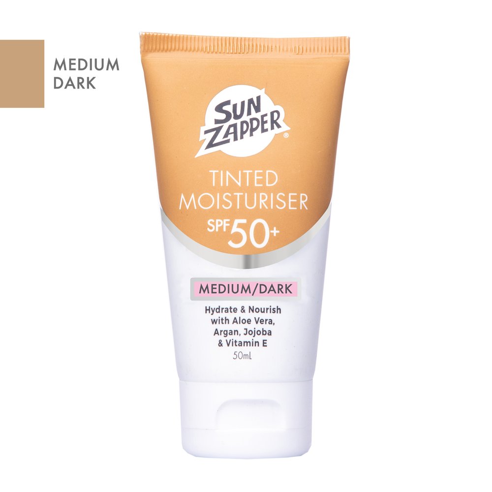 Sun Zapper Tinted Moisturiser SPF 50+ Medium/Dark