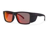 Liive Tradie Safety Red Mirror Polarised Matt Black