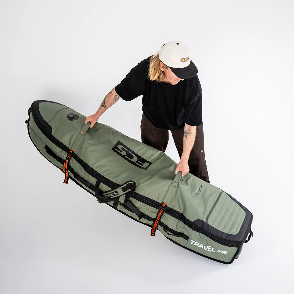 FCS Travel 3W Shortboard/Fish Wheelie 6'7" Alpine