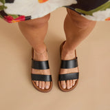 Reef Vista Luxe Thea - Black / Tan