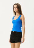 Afends Layden Organic Rib Singlet - Marina