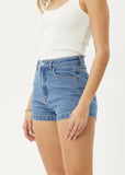 Afends Studio Denim Short - Worn Blue