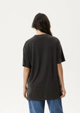 Worlds Above Hemp Oversized Tee - Stone Black