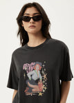 Worlds Above Hemp Oversized Tee - Stone Black