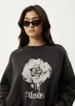 Sweet Juliet Recycled Crew Neck - Stone Black