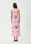 Marinette Recycled Sheer Maxi Dress - Rose