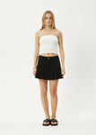 Mika - Recycled Pleat Mini Skirt - Black