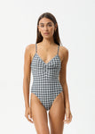 Asher - Recycled Check One Piece - Black Check