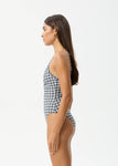 Asher - Recycled Check One Piece - Black Check