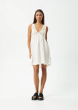 Dakota - Hemp Mini Dress - White