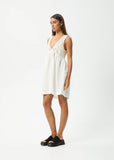 Dakota - Hemp Mini Dress - White