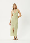 Darcy - Hemp Check Maxi Dress - Lemongrass Check