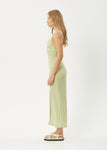 Darcy - Hemp Check Maxi Dress - Lemongrass Check