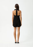 Amaya - Halter Playsuit - Black