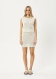 Saint - Organic Knit Mini Skirt - White