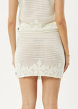 Saint - Organic Knit Mini Skirt - White