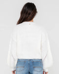 Rusty Folktale Chunky Cropped Knit