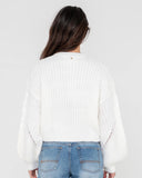 Rusty Folktale Chunky Cropped Knit