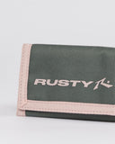 Rusty Bloom Tri Fold Wallet Girls