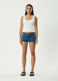 Afends Dallas Low Rise Denim Shorts - Authentic Blue