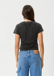 Afends Pixie Baby Tee - Stone Black