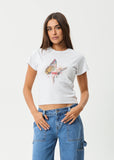 Afends Pixie Baby Tee - White