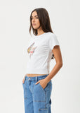 Afends Pixie Baby Tee - White