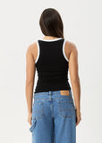 Afends Knots Singlet - Black