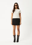 Afends Karlee Recycled Baby Tee Moonbeam