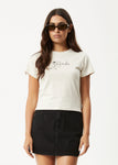 Afends Karlee Recycled Baby Tee Moonbeam
