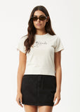 Afends Karlee Recycled Baby Tee Moonbeam
