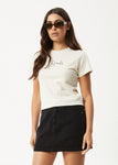 Afends Karlee Recycled Baby Tee Moonbeam