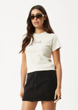 Afends Karlee Recycled Baby Tee Moonbeam