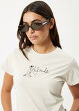 Afends Karlee Recycled Baby Tee Moonbeam