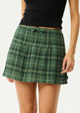 Afends Lonnie Hemp Seersucker Mini Skirt