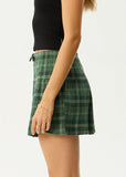Afends Lonnie Hemp Seersucker Mini Skirt