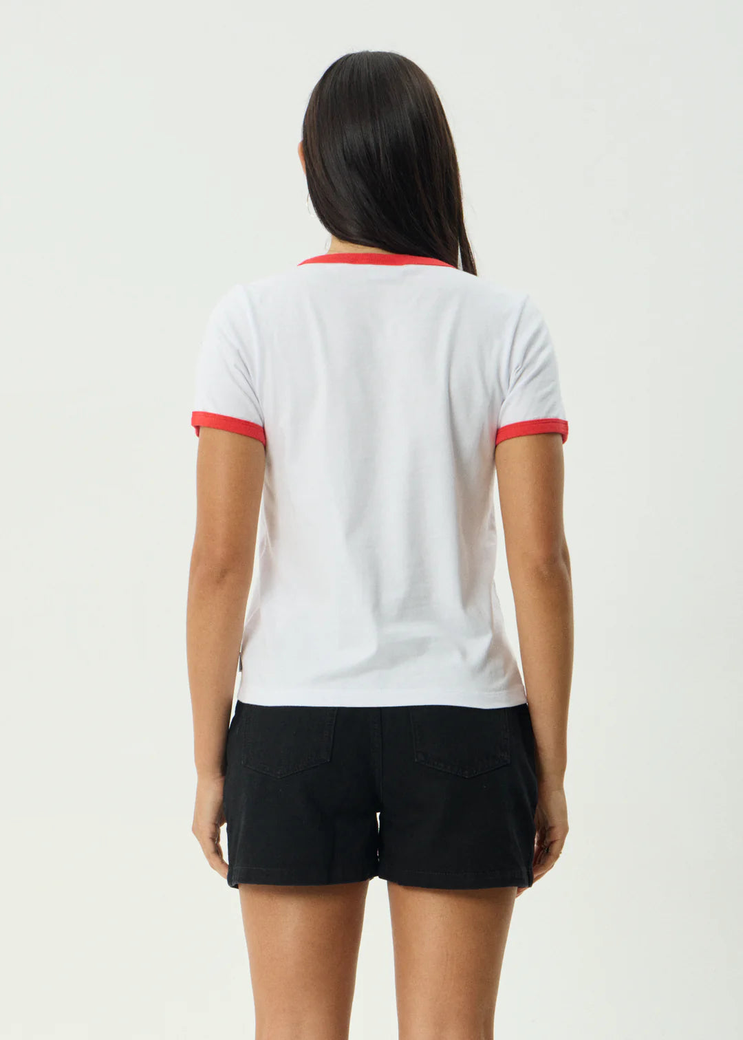 Afends Abiza Recycled Ringer Tee - White