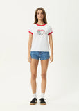 Afends Catch And Release Recycled Raglan Tee - White