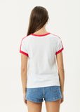 Afends Catch And Release Recycled Raglan Tee - White