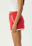 Afends Litty  Recycled Knit Short - Tomato