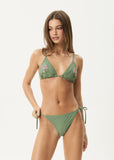 Afends Annalise Recycled Bikini Bottom - Olive