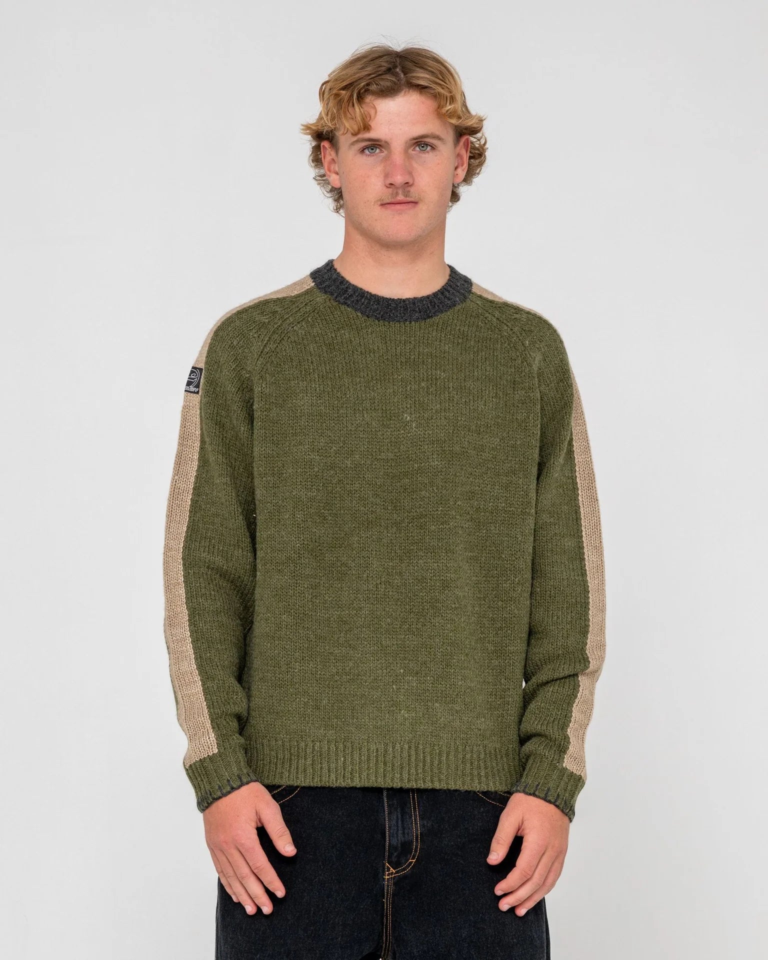Rusty Fishermans Boxy Crew Knit