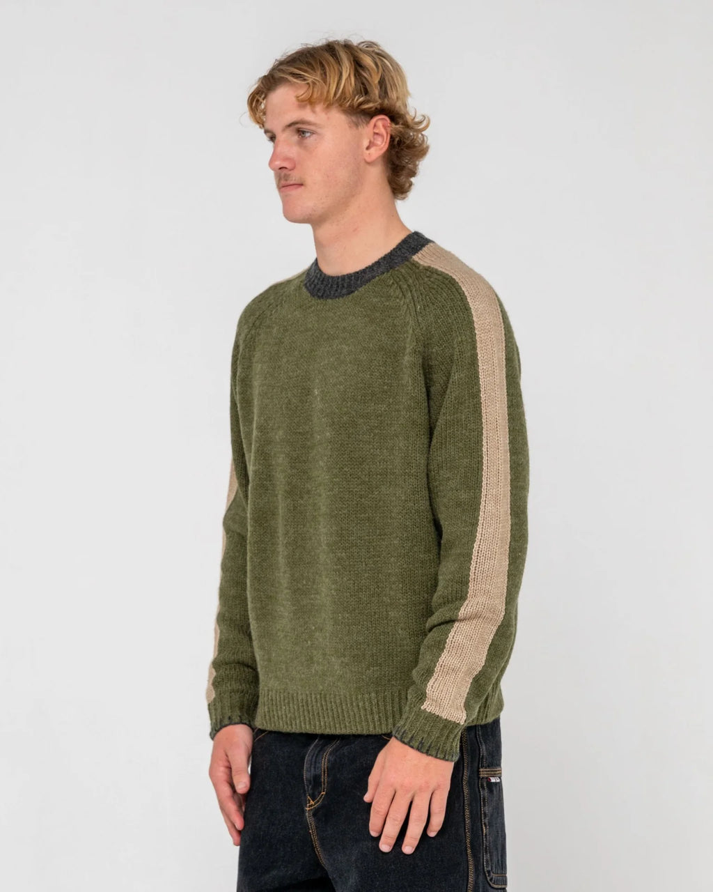 Rusty Fishermans Boxy Crew Knit